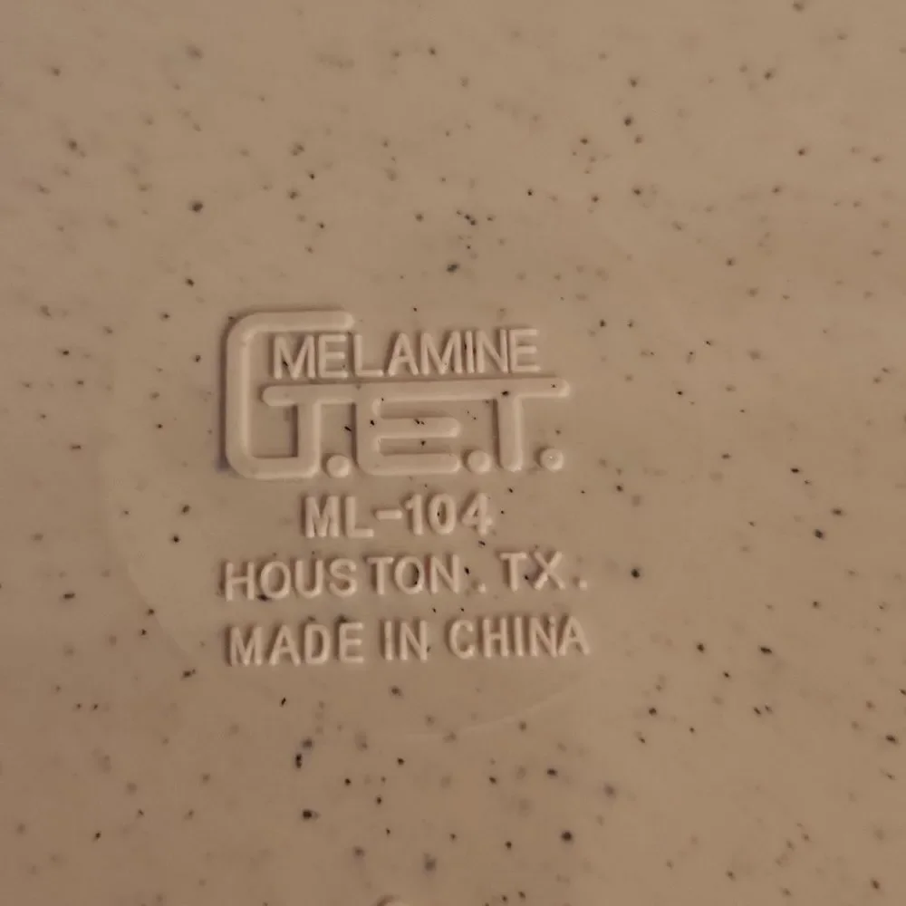 G.E.T. Olympia ML-104 Melamine Plate Set of 2 10
